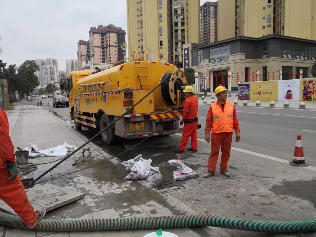 南充排污管道清淤-管道清洗